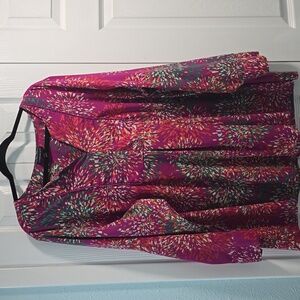 Lane Bryant Multicolor Floral Women's Blouse